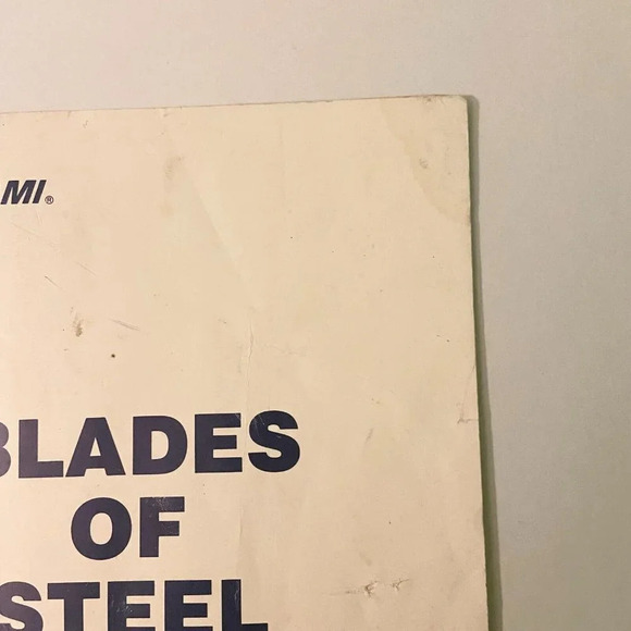 Vintage 1987 Blades  of Steel Konami Instruction Arcade Game Manual - Picture 4 of 12